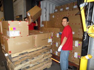 Freight Loading in Advance, North Carolina